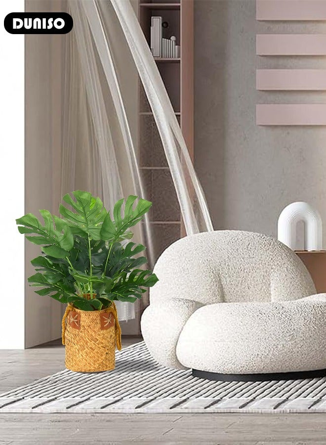 DUNISO Artificial Tree Fake Plant Potted Faux Tree Decorative Greenery Perfect lifelike Plant for Home Decoration Office Indoor Outdoor Balcony Living Room,Without Flowerpot  - Image 5