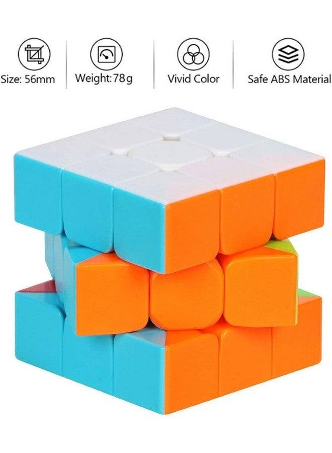 Toysbuddy Cube Puzzles 3x3 Stickerless Cube | Beginner Speedcube for Kids & Adults | Magic Speedy Stress Buster Brainstorming Puzzle - Image 2