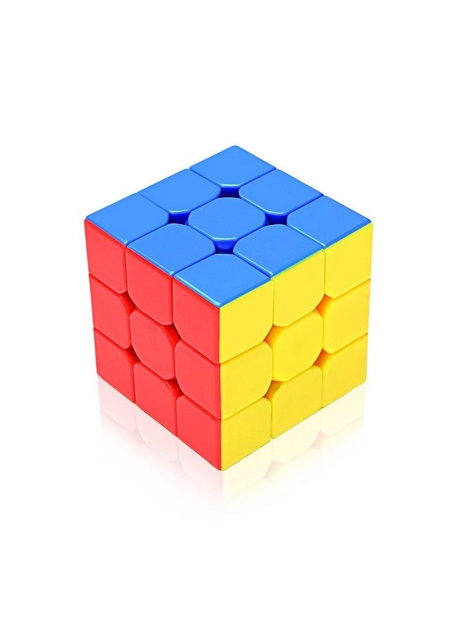 Toysbuddy Cube Puzzles 3x3 Stickerless Cube | Beginner Speedcube for Kids & Adults | Magic Speedy Stress Buster Brainstorming Puzzle - Image 1