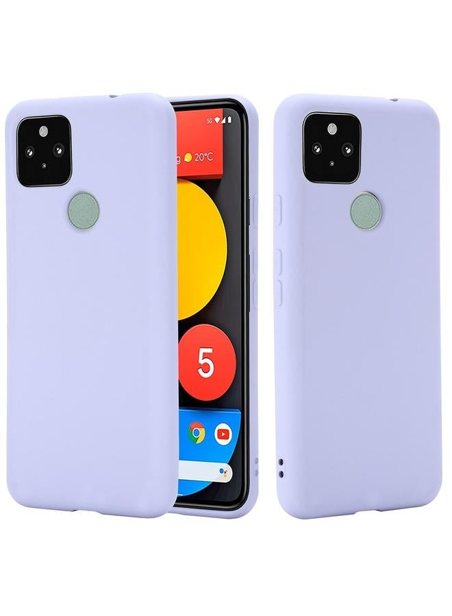 اس-توب جراب لهاتف Google Pixel 5A مصنوع من السيليكون السائل بلون سادة ومضاد للسقوط وغطاء كامل واقٍ - Image 2
