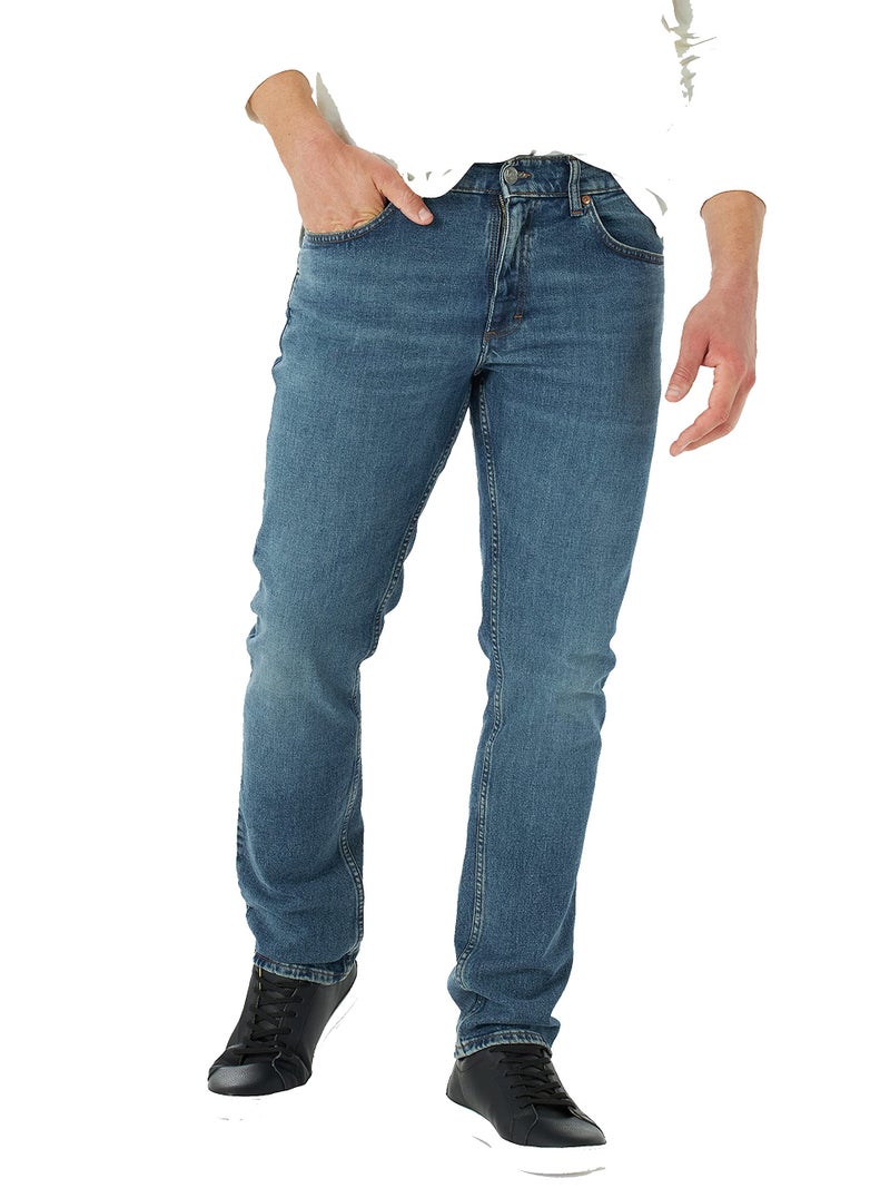 Lee Men's Legendary Regular Fit Tapered Leg Jean, Turnt Up, 42W x 36L - Image 1