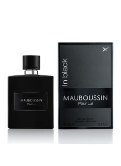 Mauboussin  Pour Lui In Black 100ml 33 Fl Oz  Eau de Parfum for Men  Woody  Oriental Scents