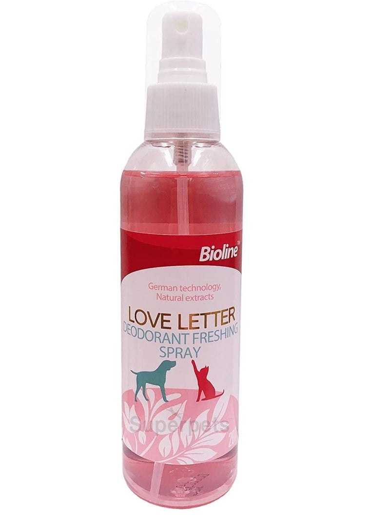 Bioline بخاخ مزيل الروائح للحيوانات الأليفة من بيول لاين - 207 مل