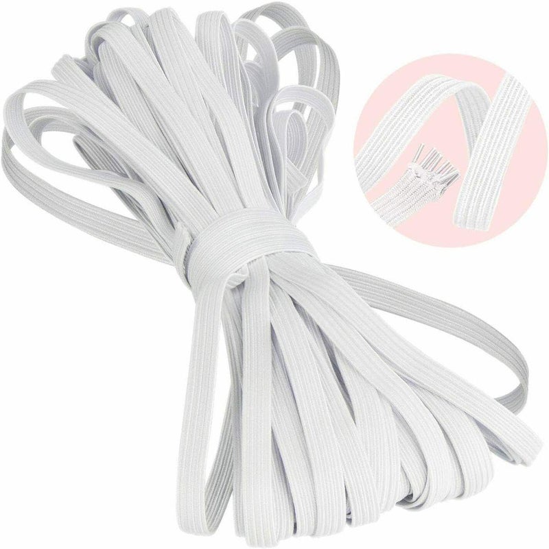 Zenith 14 Inch White Elastic 4 Meters Durable Stretchable Elastic Band for Sewing Tailoring Waistbands and Stitching - Image 2