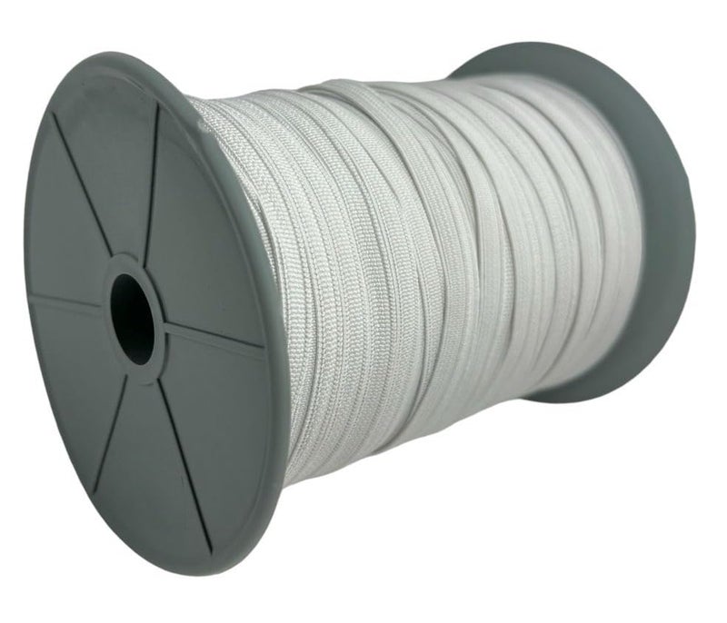 Zenith 14 Inch White Elastic 4 Meters Durable Stretchable Elastic Band for Sewing Tailoring Waistbands and Stitching - Image 1