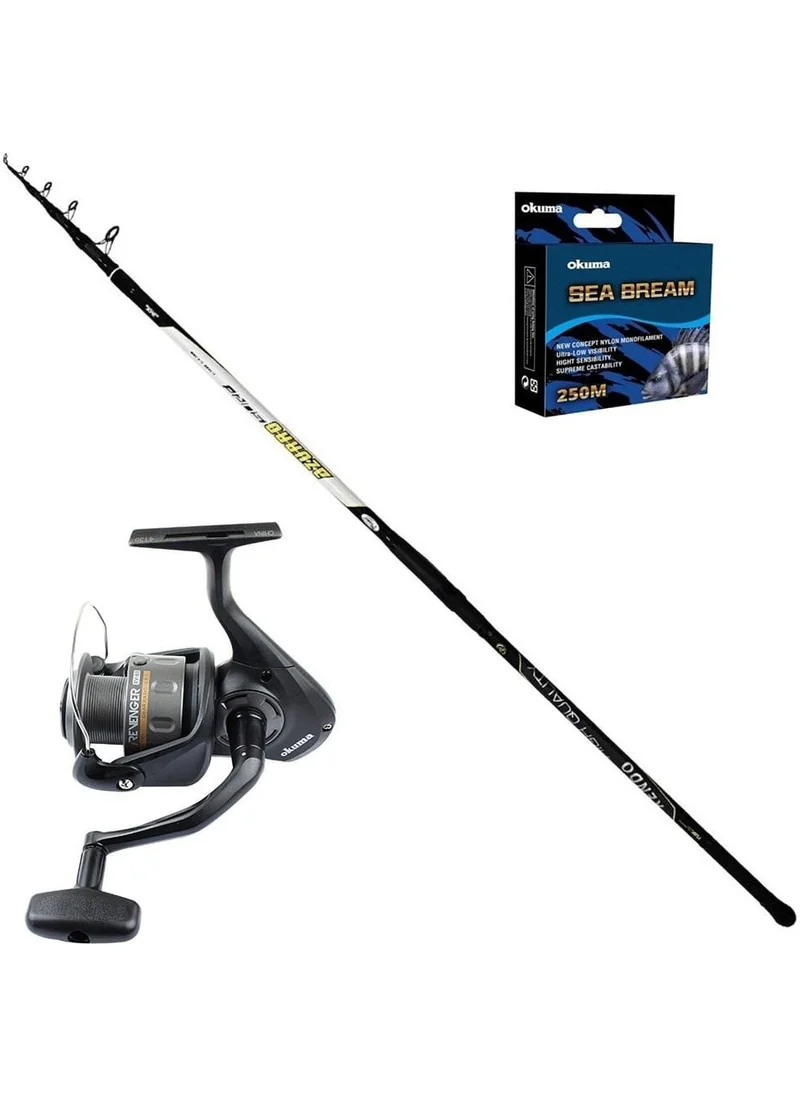 أوكوما Revenger 65 - Azurro 420CM 150GR Surf Fishing Rod Set