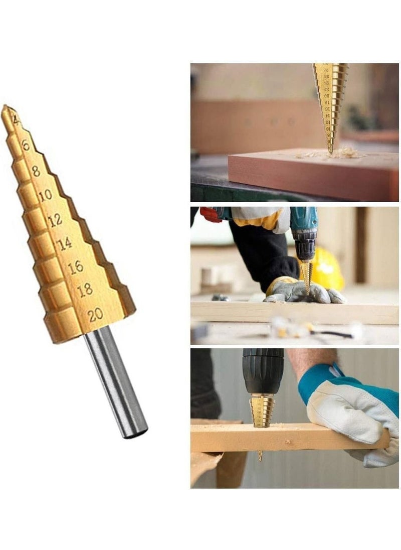GFB 4-20 mm Stepped Sheet Metal Drilling Drill Bit - 2421 