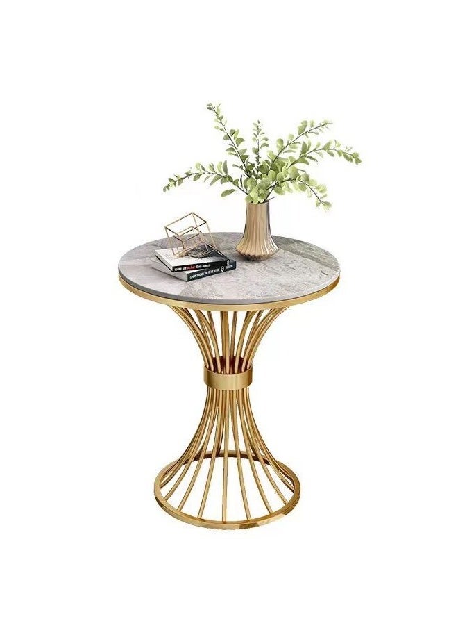 Generic Single Layer Multifunction Coffee Table, Marble Round Table Living Room Corner Decoration Side Table  - Image 1