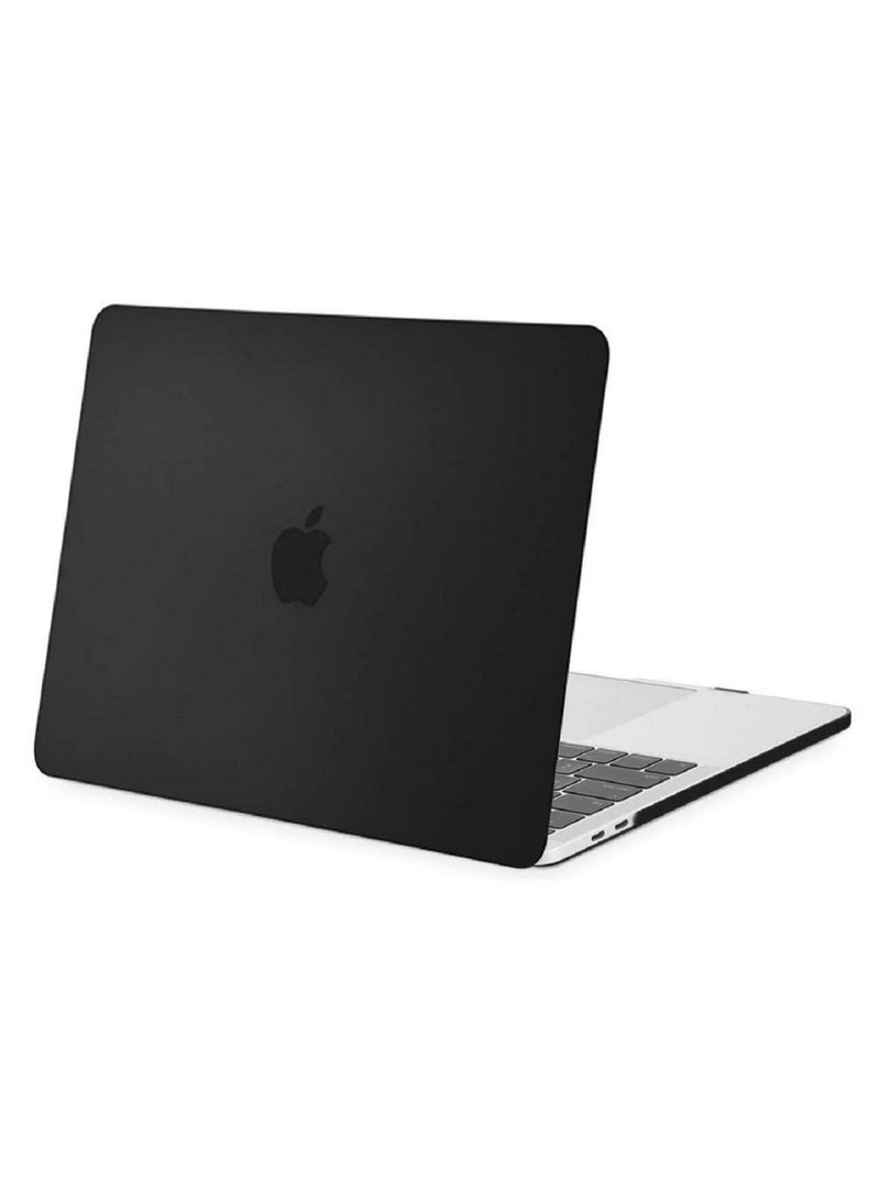 AMM Hard Shell Protective Case Cover Compatible with MacBook Pro 16-Inch Model: A2141 (MVVJ2xx/A, MVVK2xx/A, MVVL2xx/A, MVVM2xx/A) Retina Display with Touch Bar Touch ID Black - Image 1