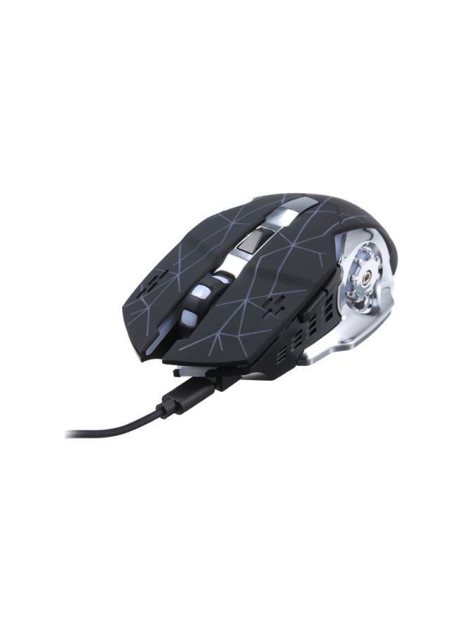 NIBEMINENT Wireless Gaming Mouse Black/Silver 
