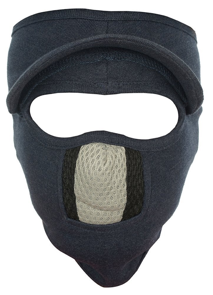 H-Store Unisex Lycra Cap Face Mask (Gery , Blue, M) - Image 5