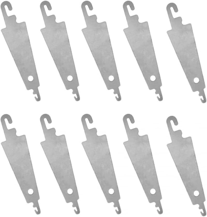 Pxiryanlow 10Pcs Silver Stainless Steel Needle Threader Embroidery Cross Stitch Needle Threading Tools DIY Sewing Accessories for Large Eye Needles Hand Craft Knitting Quilting Sewing Tools - Image 3
