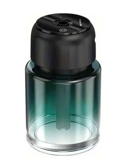 USB Car Essential Oil Diffuser with Starry Light Projection – 160ml Compact Aromatherapy Humidifier with Cool Mist, LED Mood Lighting, Quiet Operation, USB Powered – Green Mini Air Purifier for Car, Home, Bedroom, Office, Relaxation & Sleep