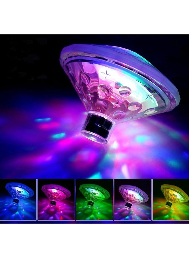 qiaoniuniu Floating Pool Light for Pool Party Decor or Pond DÃ©cor, Hot Tub Light, Glow Bath Toys with Colorful Lights - Image 1