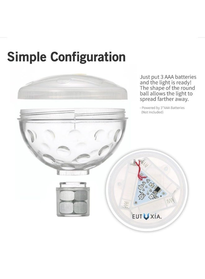 qiaoniuniu Floating Pool Light for Pool Party Decor or Pond DÃ©cor, Hot Tub Light, Glow Bath Toys with Colorful Lights - Image 5