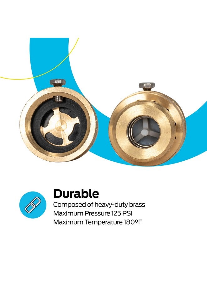 إيست مان خرطوم إيستمان 3/4 بوصة FHT × 3/4 بوصة MHT Bibb مضاد للسيفون، قاطع فراغ، تركيبات سباكة نحاسية، 20199 - Image 3