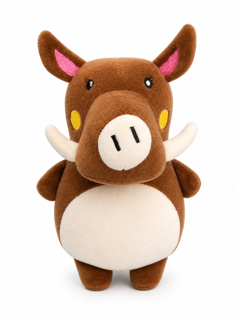 Wild Boar Dog Toy, Brown, Medium, Animal Character Design - Image 2