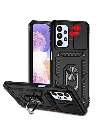 Samsung A23 5G / 4G Case Cover with Slide Camera Protector Anti Scratch Shock-Absorption Kickstand Hybrid Phone Case Protection and for Samsung M23 5G / M13 Black - pzsku/Z46747714B09635D15F88Z/45/_/1691562311/14c901ae-e7ae-41d4-9c97-7a991a7cdd6a