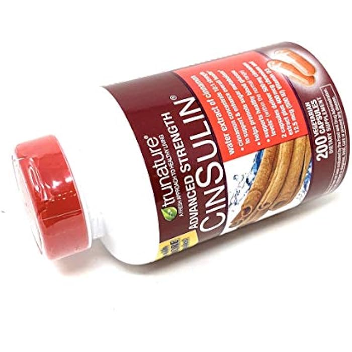 trunature Advanced Strength CinSulin 500mg., 200 Vegetarian Capsules (2 Pack) - Image 5