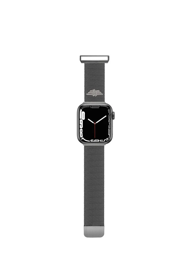 بوليس Mesh Black Plated Watch Straps