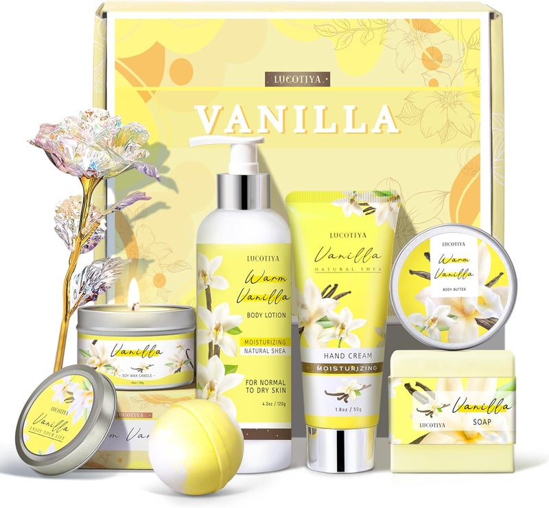 LUCOTIYA Gifts for Women, Birthday Gifts for Women, Relaxing Spa Gift Basket, Self Care Gifts for Women Her, Friends, Sister Wife, Girlfriend, Coworker, Nurse, Christmas Gifts for Women - Image 1