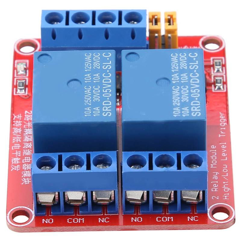 songle 2-Channel 5V Relay Module SMT Optocoupler Isolation High Low Level Trigger - Fault-Tolerant Design DC 30V 10A for DIY Electronics Projects - Image 4