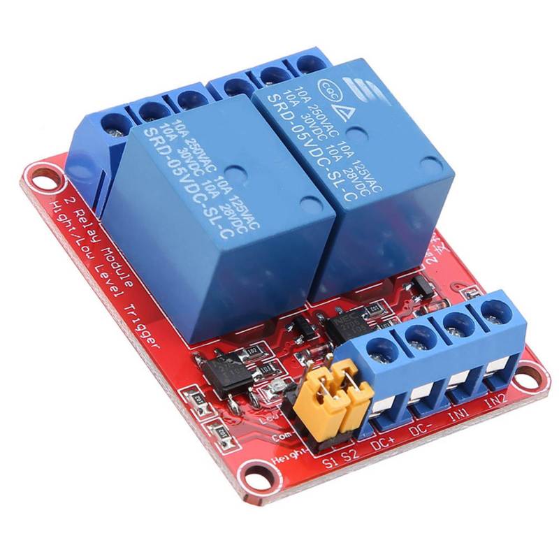 songle 2-Channel 5V Relay Module SMT Optocoupler Isolation High Low Level Trigger - Fault-Tolerant Design DC 30V 10A for DIY Electronics Projects - Image 5