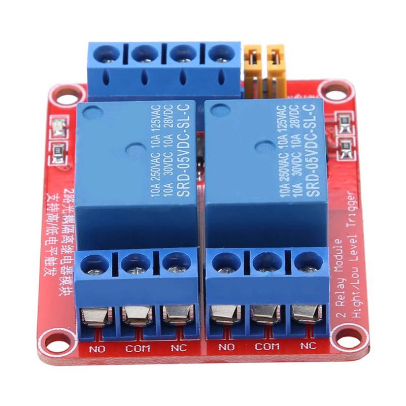 songle 2-Channel 5V Relay Module SMT Optocoupler Isolation High Low Level Trigger - Fault-Tolerant Design DC 30V 10A for DIY Electronics Projects - Image 2