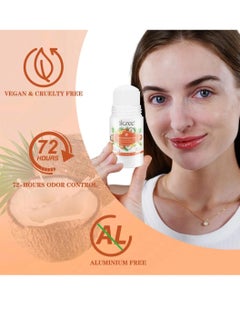 IKZEE Whole Body Deodorant Stick Coconut and Vanilla 72 Hour Odor Control Aluminum Free Baking Soda Free Natural Scented Skin Safe for Armpit Privates and Other Parts Oduor Control Cream 40g  - Image 5