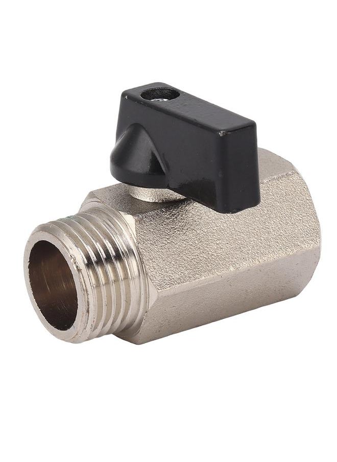 Thoraya - Gas Valve Ball Type Male Female Thread Thicken Brass Sandblasting for Household Tap Water 1/2 - Image 1