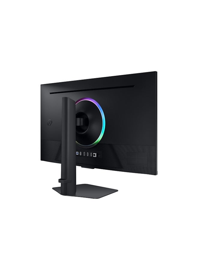 سامسونج شاشة ألعاب Odyssey G7 32 بوصة 4K UHD، 144 هرتز، 1 مللي ثانية، IPS، مركز ألعاب، زاوية عرض واسعة، معالج NQM AI، AMD FreeSync، تدعم التلفاز الذكي، تبديل تلقائي للمصدر، قاعدة قابلة للتعديل في الارتفاع، LS32DG7 - Image 4