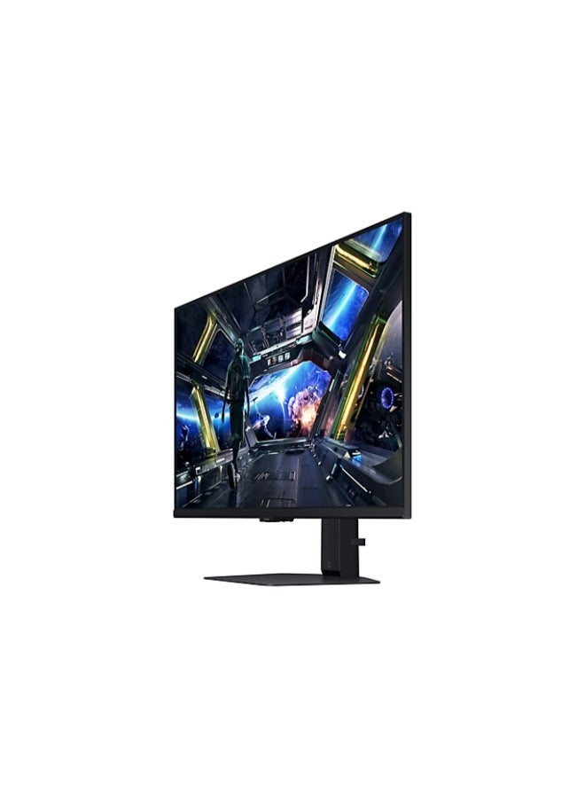 سامسونج شاشة ألعاب Odyssey G7 32 بوصة 4K UHD، 144 هرتز، 1 مللي ثانية، IPS، مركز ألعاب، زاوية عرض واسعة، معالج NQM AI، AMD FreeSync، تدعم التلفاز الذكي، تبديل تلقائي للمصدر، قاعدة قابلة للتعديل في الارتفاع، LS32DG7 - Image 5