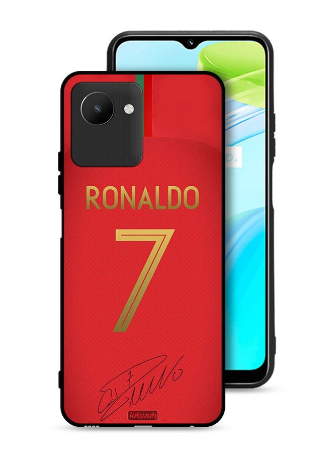 Tolwak Realme C30s Protective Case Cover Ronaldo 7  - Image 1