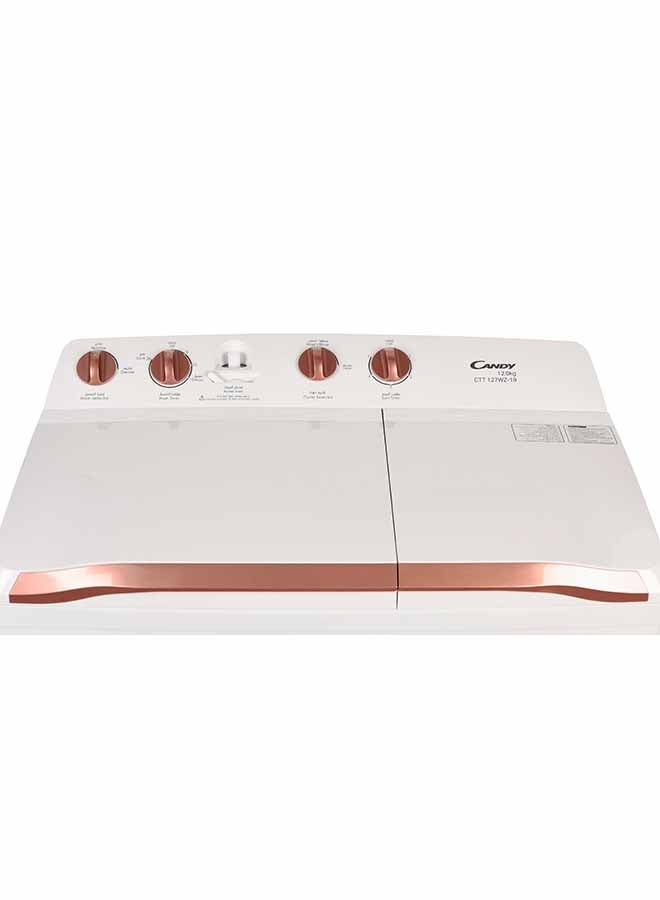 CANDY Twin Tub Washing Machine 12 kg CTT 127WZ-19 White - Image 4