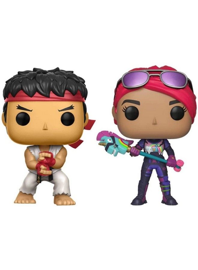 Funko Pop! Games: Fortnite Ryu And Brite Bomber 2 Pack Multicolor 61189 - Image 3