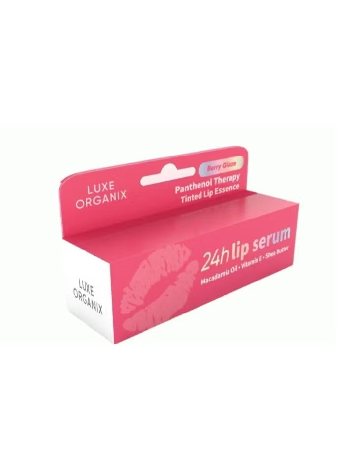 سيروم الشفاه الملون LUXE ORGANIX بانثينول ثيرابي 24 ساعة بتركيبة عسلية 10 جرام