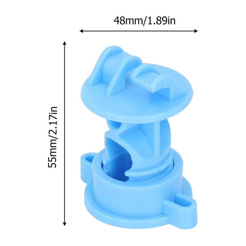 Blue Electric Fence Wire Insulators 100PCS ABS Screw Round Post Insulator 55mm Length 48mm Width for Agricultural Garden - Image 5
