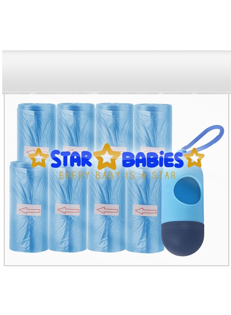 Star Babies Scented bag Pack of 8 with Dispenser - Blue - Image 2