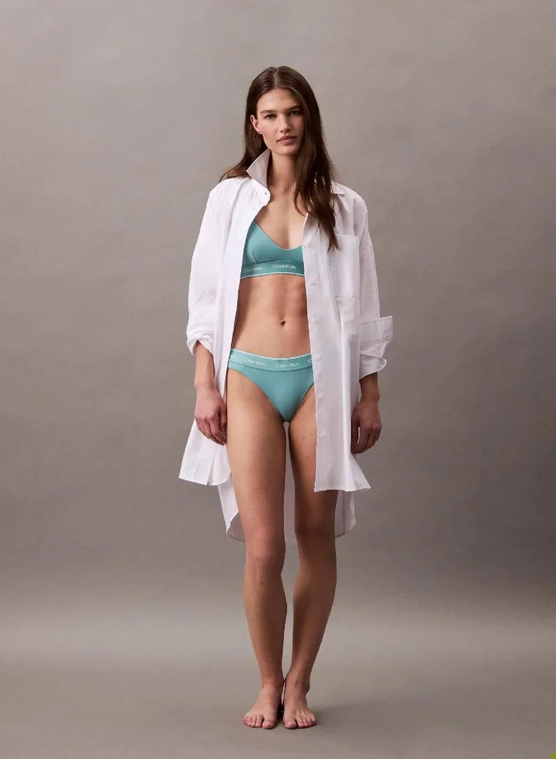 Calvin Klein Saltwater Aqua Bikini Bottoms - CK Meta Legacy for Women | Best Price UAE