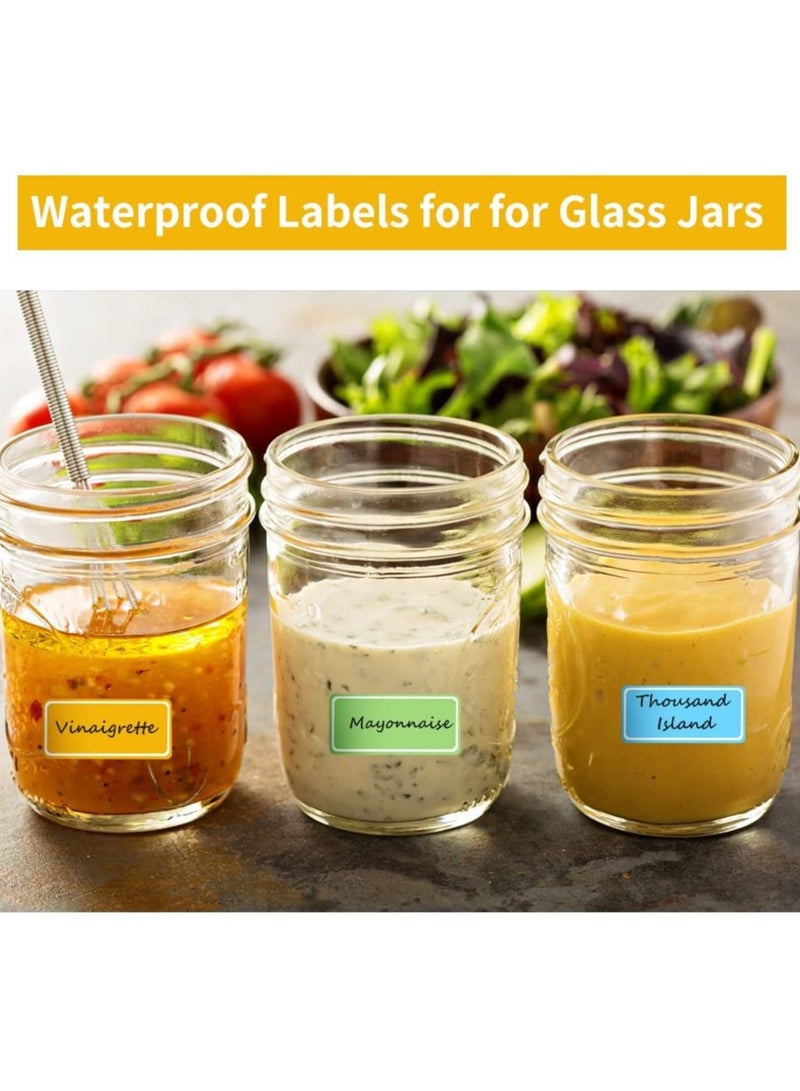 SYOSI 380Pcs Waterproof Labels NameTag Stickers Bottle Removable Label for Water Bottles and Daycare Kids School Supplies Spice Jars Home Storage Containers - Image 5