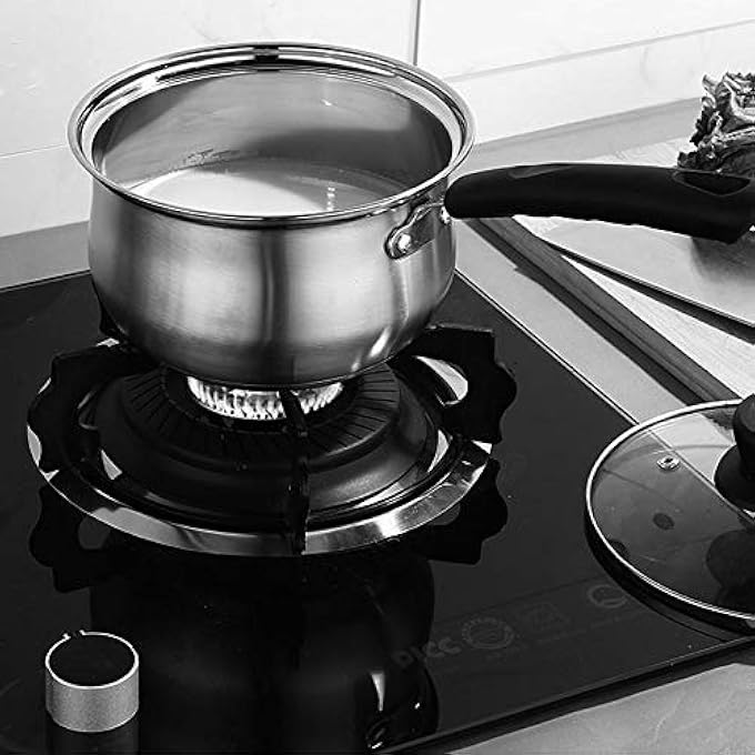 rayihni Stainless Steel Chocolate Milk Pot Pan Soup Pot Home Baby Food Pot Milk Pot Kitchen Cooking Pot - Image 2