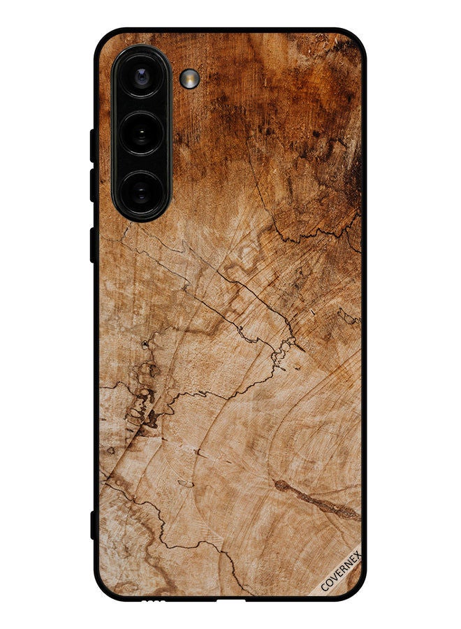 Covernex Protective Case Cover For Samsung Galaxy S23 Vintage Wooden Pattern - Image 1