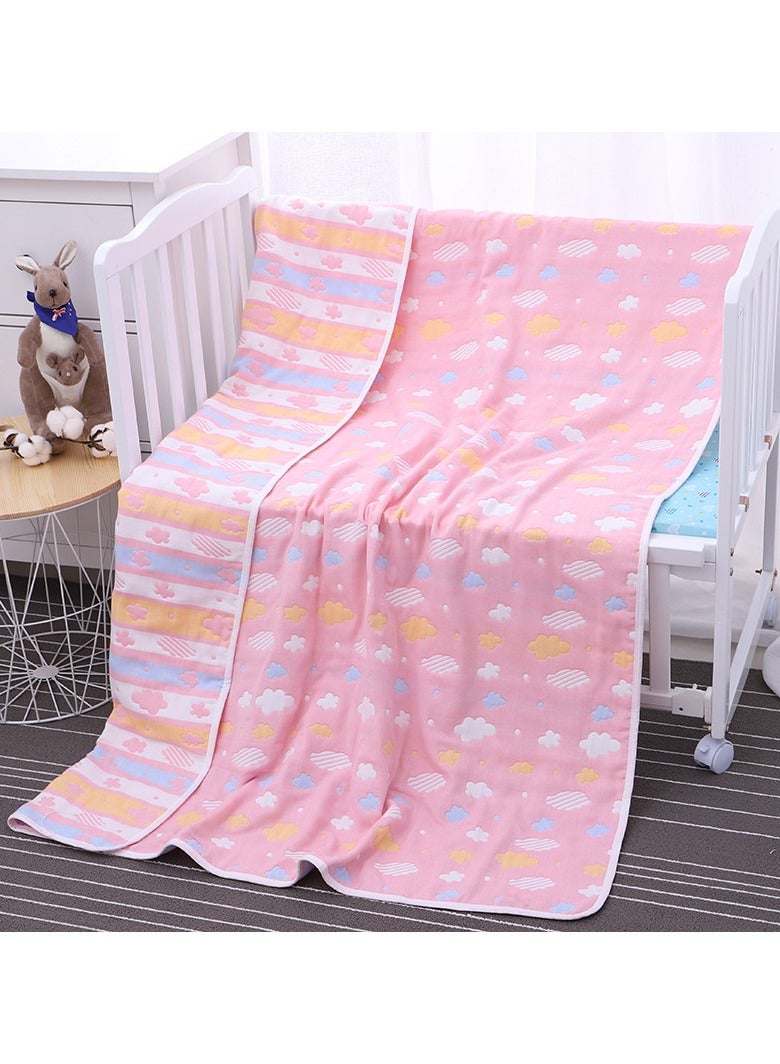 6-Layer Cotton Muslin Swaddle Blanket - Soft, Breathable, Lightweight Crib  Nursing Cover for Babies  Toddlers - Image 4