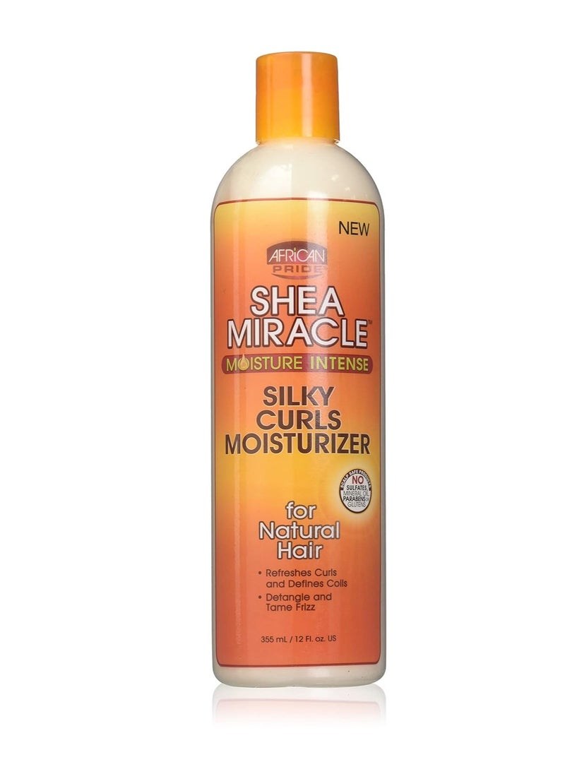 African Pride African Pride Shea Miracle Silky Curls Hair Moisturizer - Contains Shea & African Mango Butter, 12 Oz  - Image 1