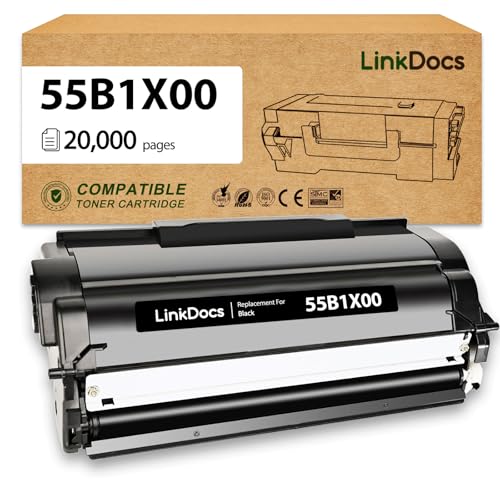 LinkDocs 55B1X00 Extra High Yield Toner Cartridge Replacement for Lexmark 55B1X00 Work for Lexmark MS431 MX431 Laser Printer, 20,000 Pages - Image 1