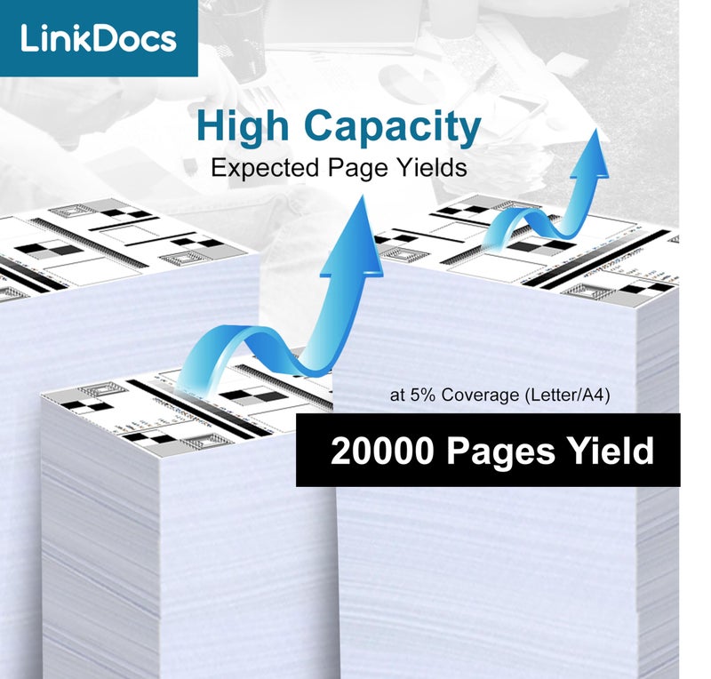 LinkDocs 55B1X00 Extra High Yield Toner Cartridge Replacement for Lexmark 55B1X00 Work for Lexmark MS431 MX431 Laser Printer, 20,000 Pages - Image 3