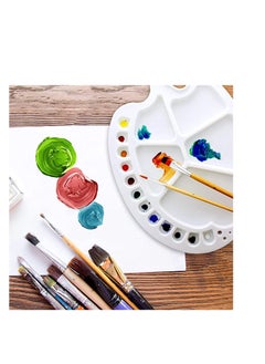 Y&D Plastic Artist Paint Color Mixing Trays, Painting Palette, Kids, Art Students, Classroom, Class Craft Projects, Party Events, Watercolor, Used by Artists, Students and Etc  - Image 2