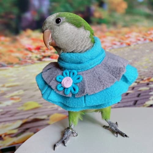 Barn Eleven Bird Collar Anti Bite Elizabethan Recovery Cone Bird Neck Protector for Feather Plucking Bird Neckwear Full Body Shield Bird Outdoors Windproof Cape Color Randomly African Grey - Image 3
