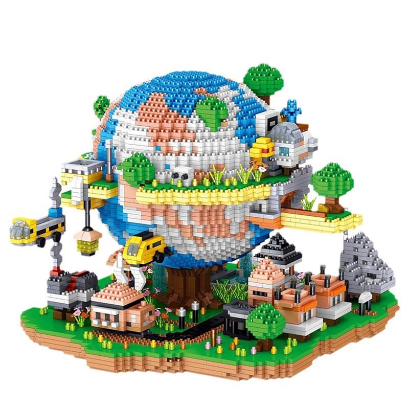 BDYDT Architecture Global Village Micro Building Blocks Set5452PCS Architectural Model Toys Gifts for Kid and Adult - Image 2