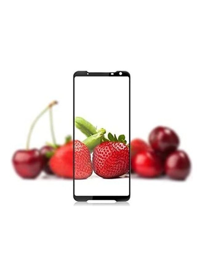 NIBEMINENT Tempered Glass Screen Protector For ASUS ROG Phone II Black/Clear  - Image 3